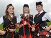 Mandatory Credit: Rowland White/Presseye
Royal Black: Last Saturday Demonstration
Venue: Plumbridge
Date: 25th August 2012
Caption:  Lynsey Anderson, Aimee Anderson and Chloe Crawford from Cloughfin Pipe Band